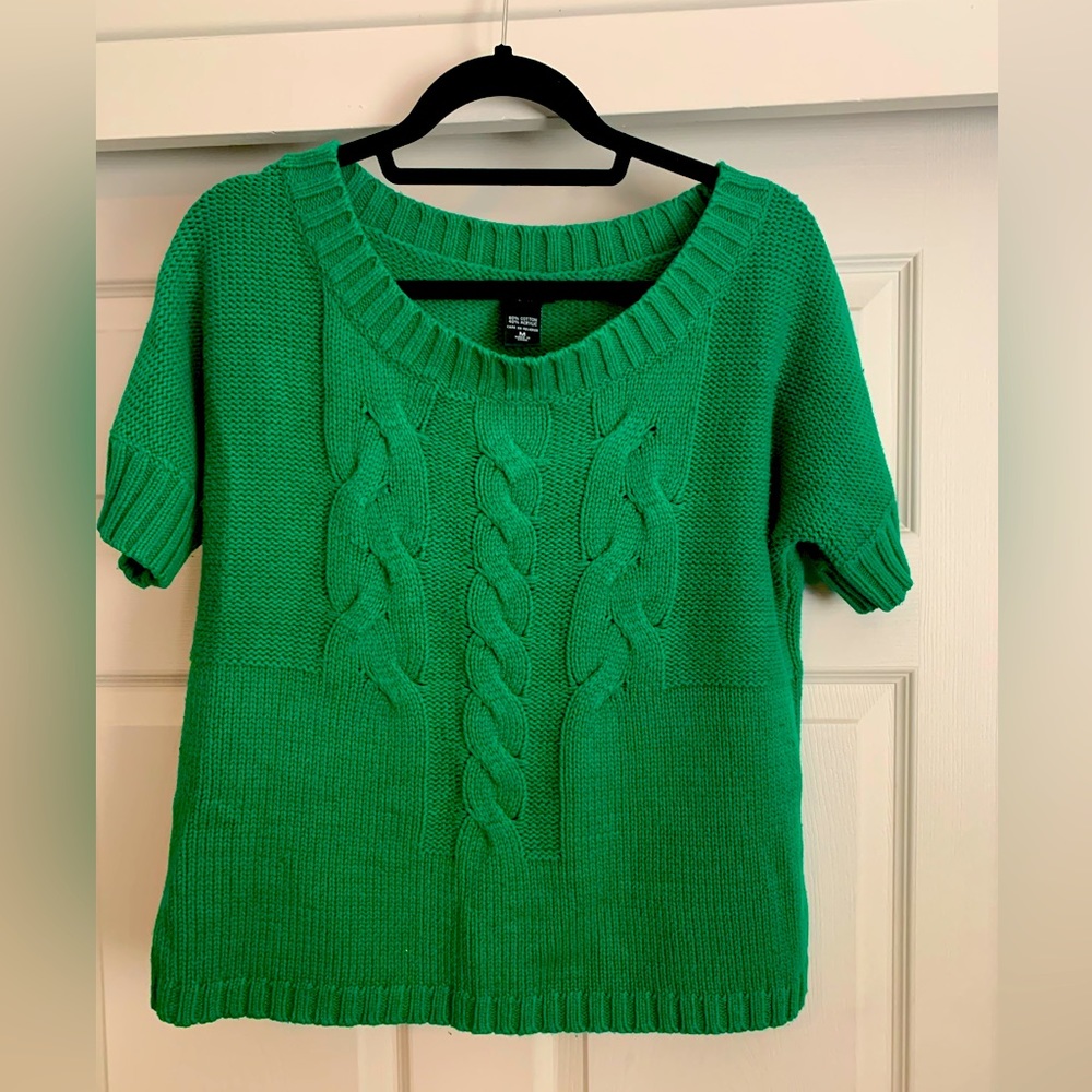 New York & Company short sleeve knit sweater